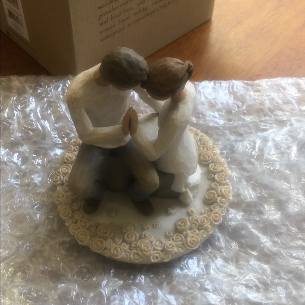 Willow Tree cake topper.